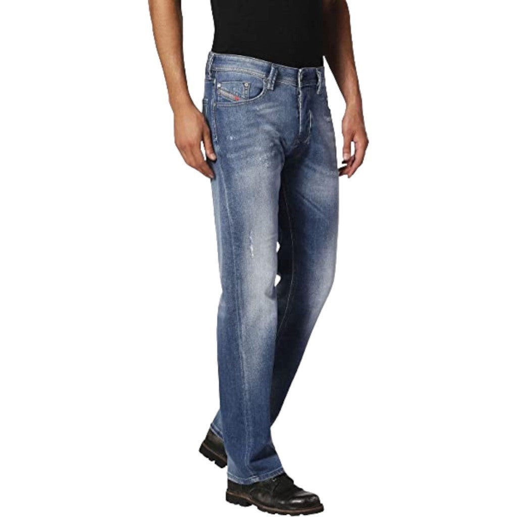 DIESEL LARKEE 084QG Mens Denim Jeans Casual Stretch Regular Straight Trousers