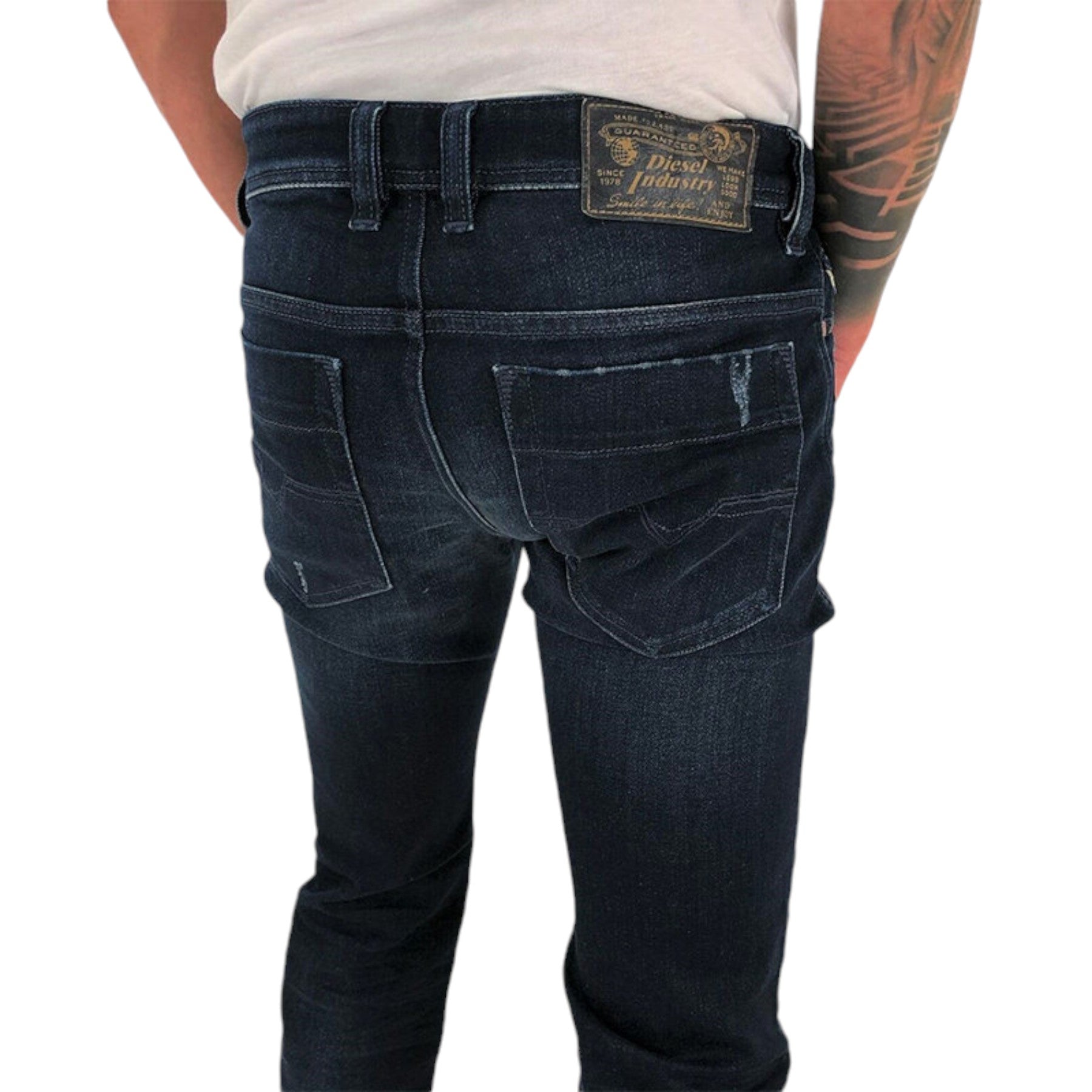 DIESEL SAFADO RF48N Mens Denim Jean Casual Stretch Regular Slim Straight Trouser