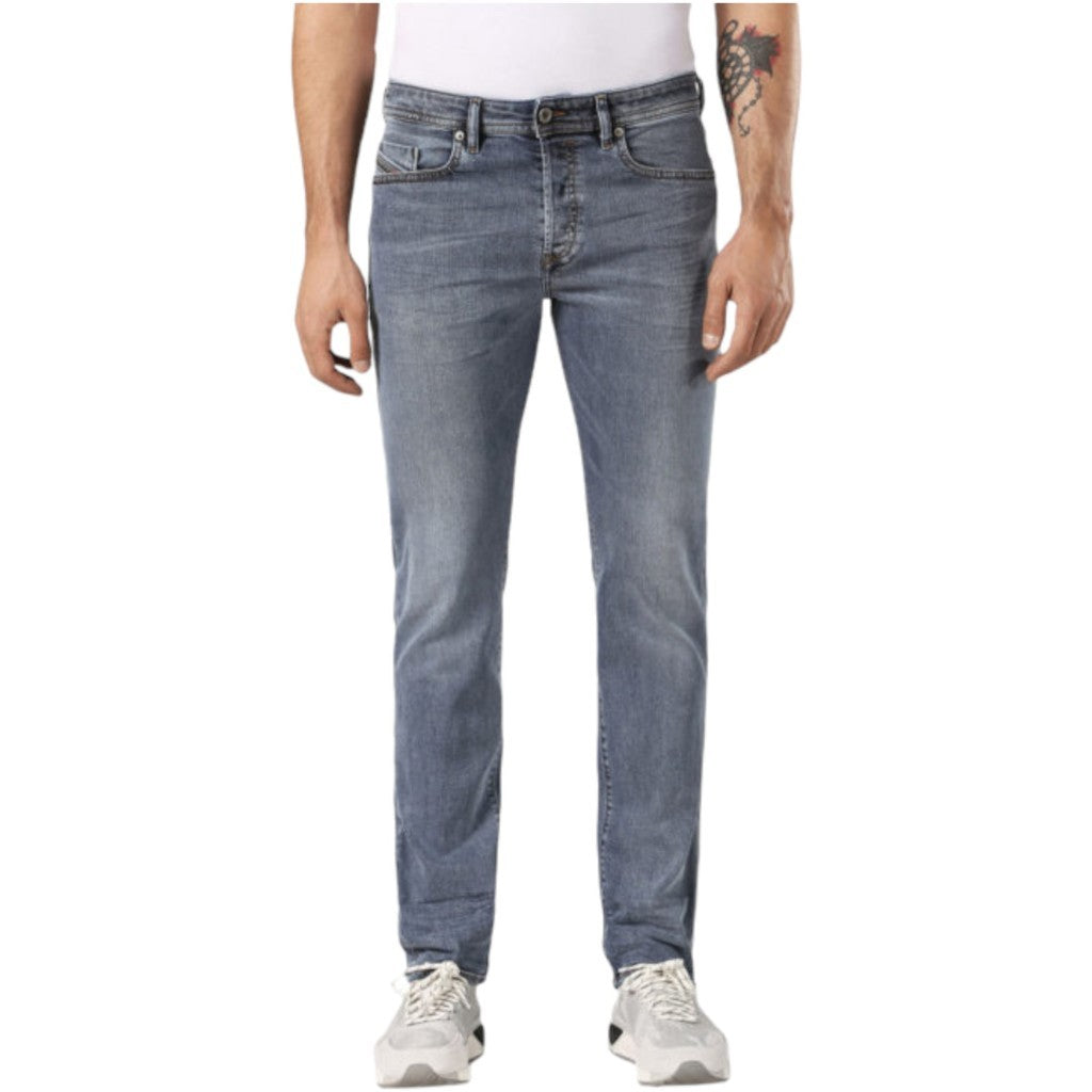 DIESEL BUSTER 084SJ Mens Denim Jeans Casual Stretch Regular Slim Tapered Trouser