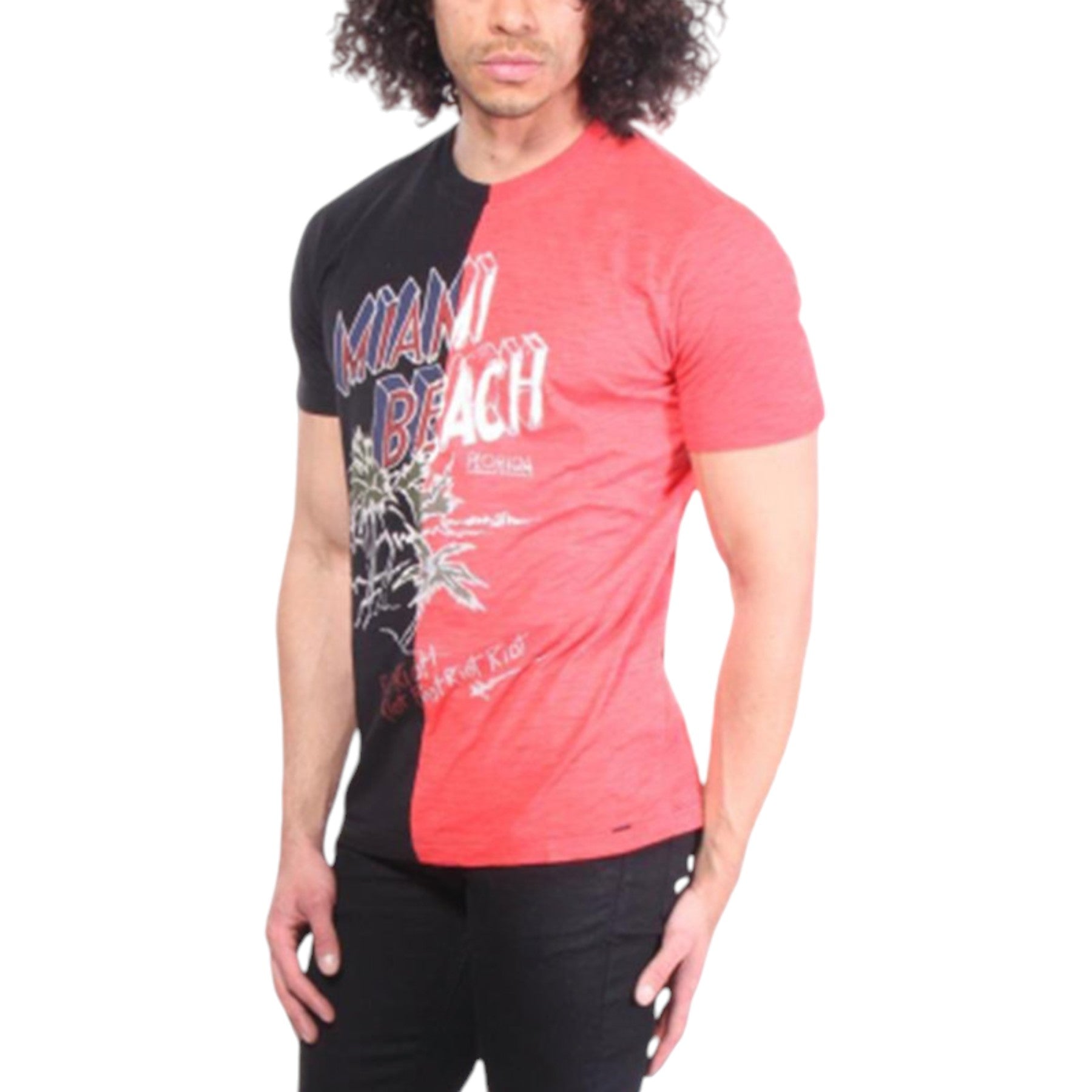 DIESEL T JOE NG Mens T shirts Crew Neck Graphic Print Casual Cotton Summer Tee