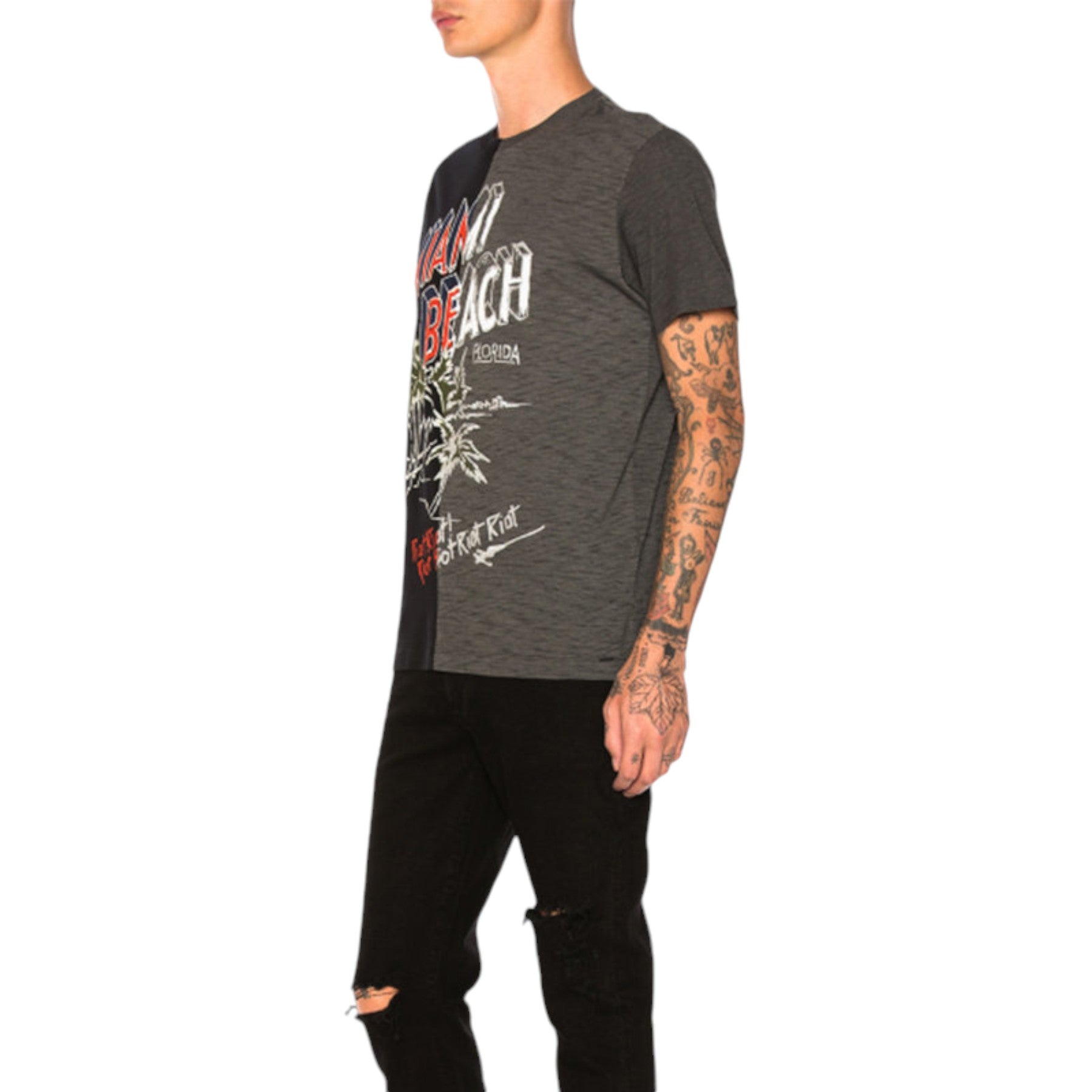 DIESEL T JOE NG Mens T shirts Crew Neck Graphic Print Casual Cotton Summer Tee