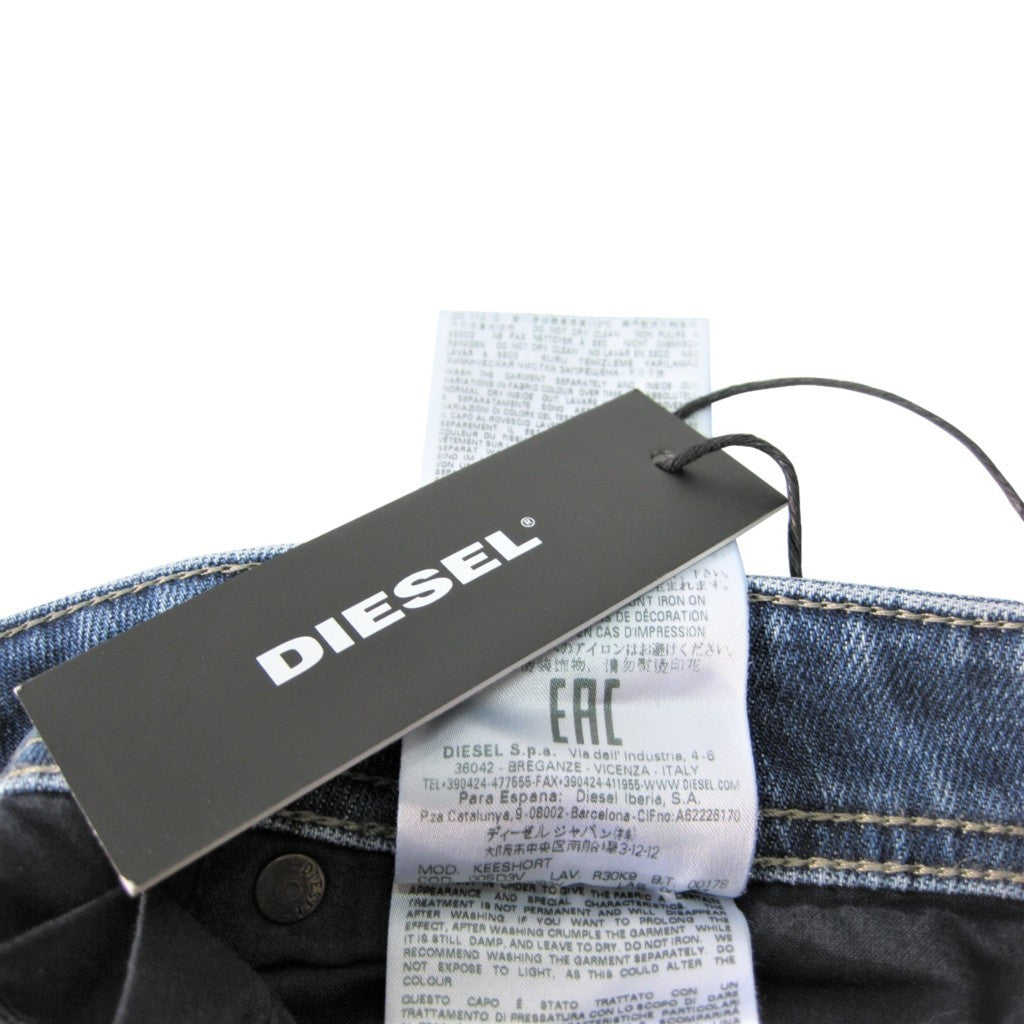 DIESEL KEESHORT R30K9 Mens Denim Jeans Short Regular Fit Summer Casual Shorts