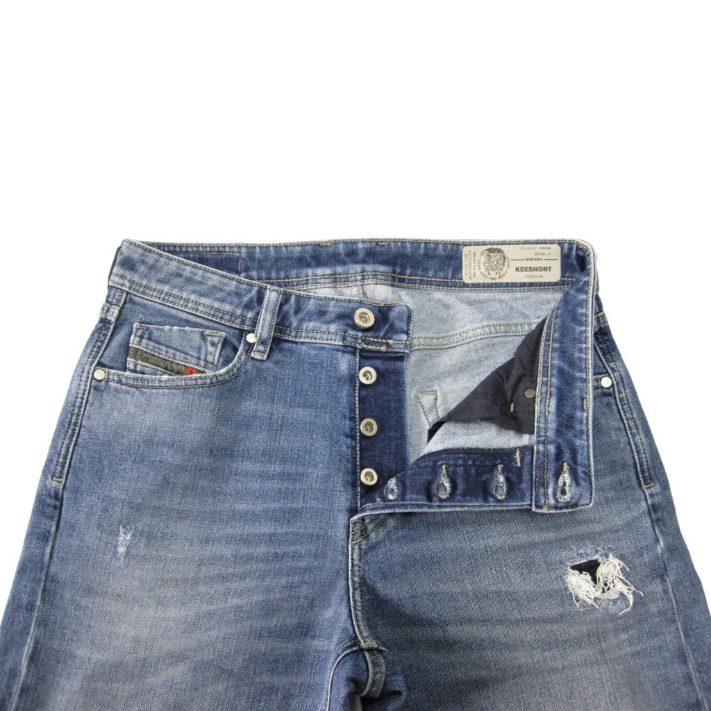 DIESEL KEESHORT R30K9 Mens Denim Jeans Short Regular Fit Summer Casual Shorts