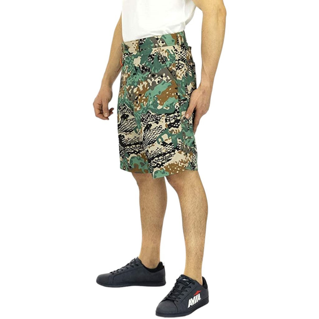 DIESEL P FRANK 0EAVD Mens Short Regular Fit Summer Relax Casual Camou Half Pants