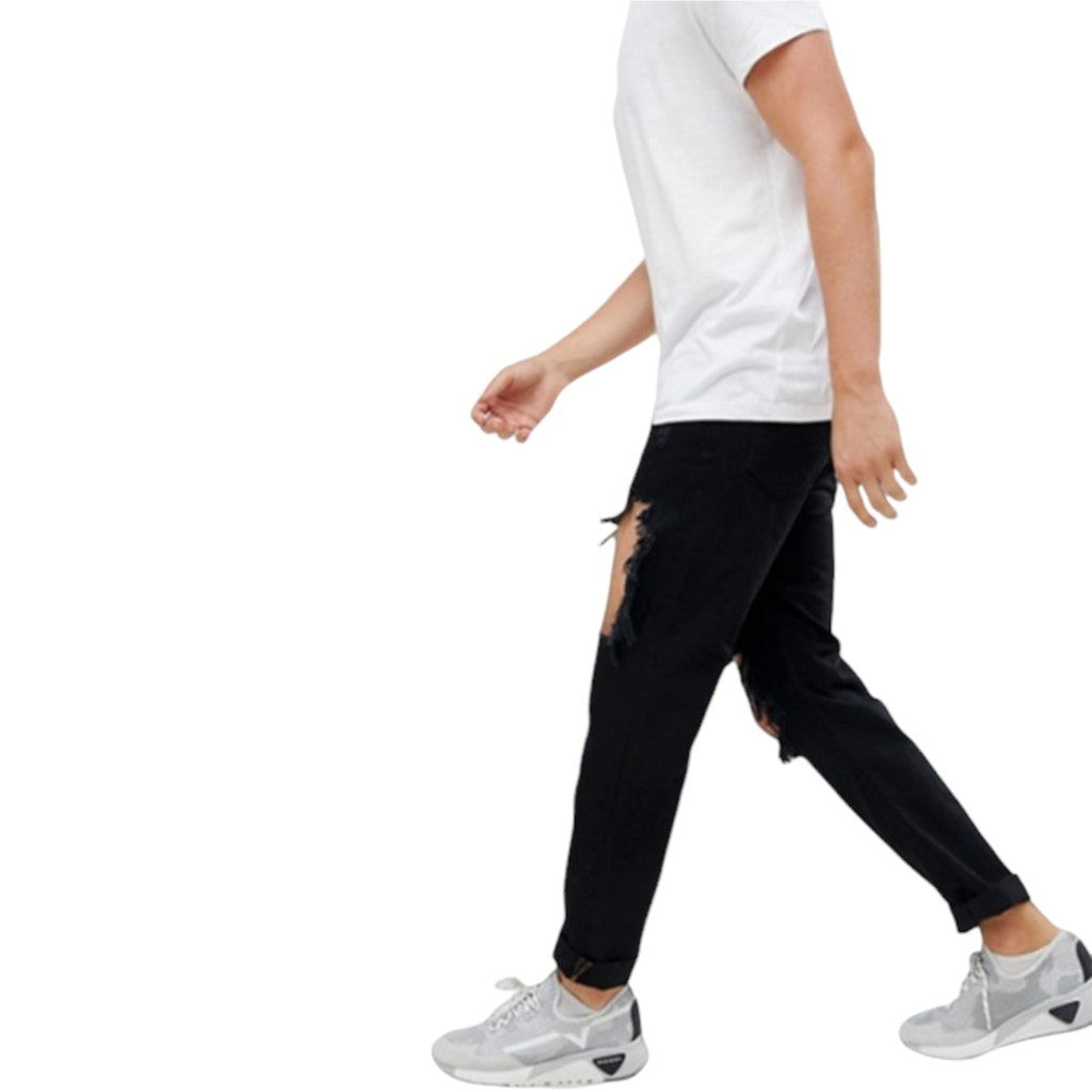 DIESEL MHARKY 084WR Mens Denim Ripped Jeans Slim Skinny Fit Trouser Casual Pants