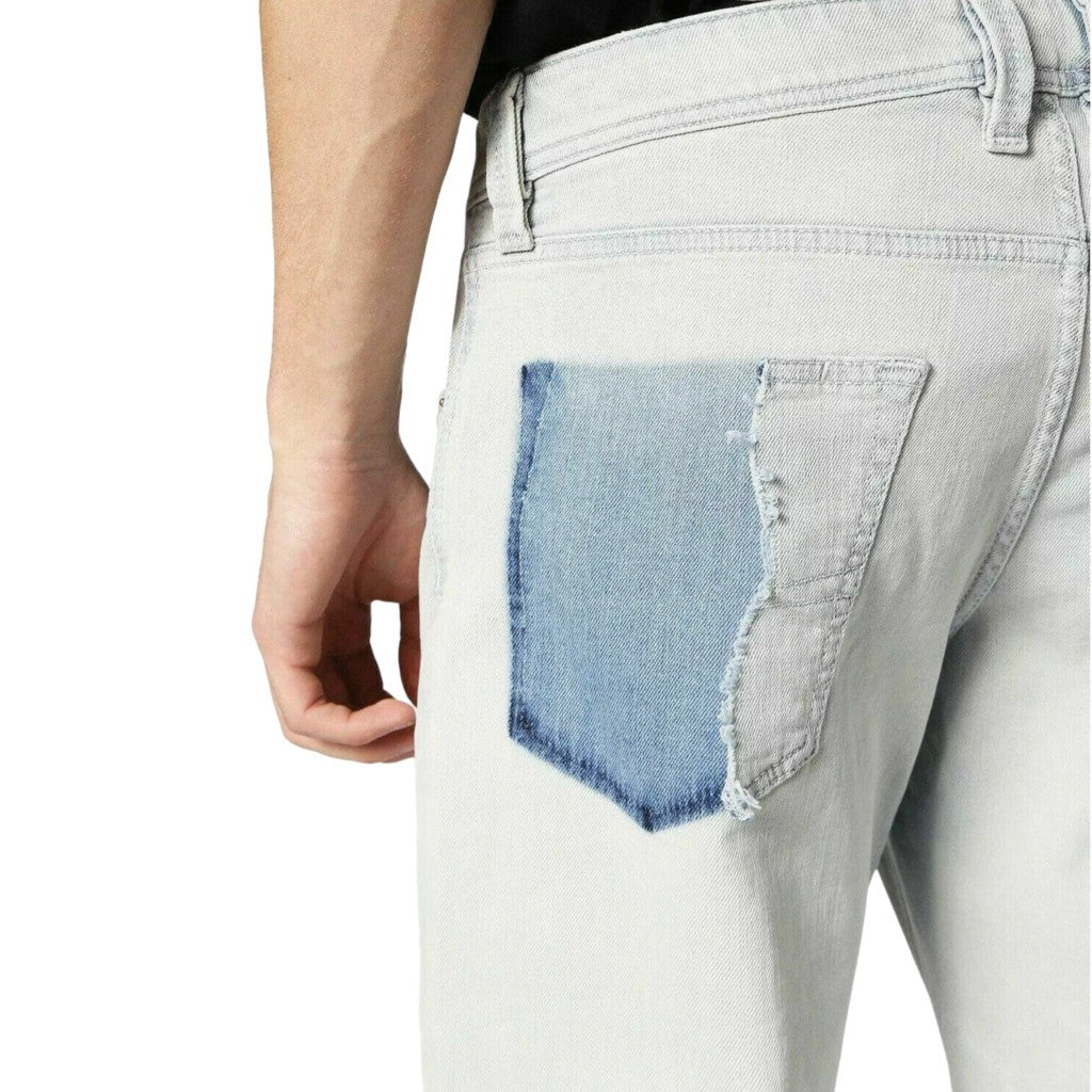 DIESEL LARKKEE BEEX 084TK Mens Jeans Stretch Regular Tapered Fit Denim Pants