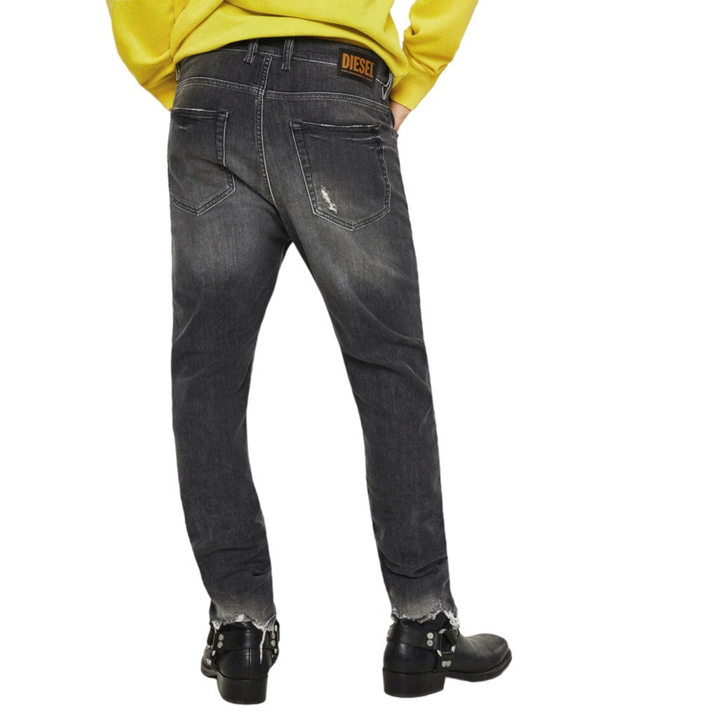 DIESEL D VIDER 069DM Mens Jeans Denim Stretch Carrot Fit Trousers Casual Pants