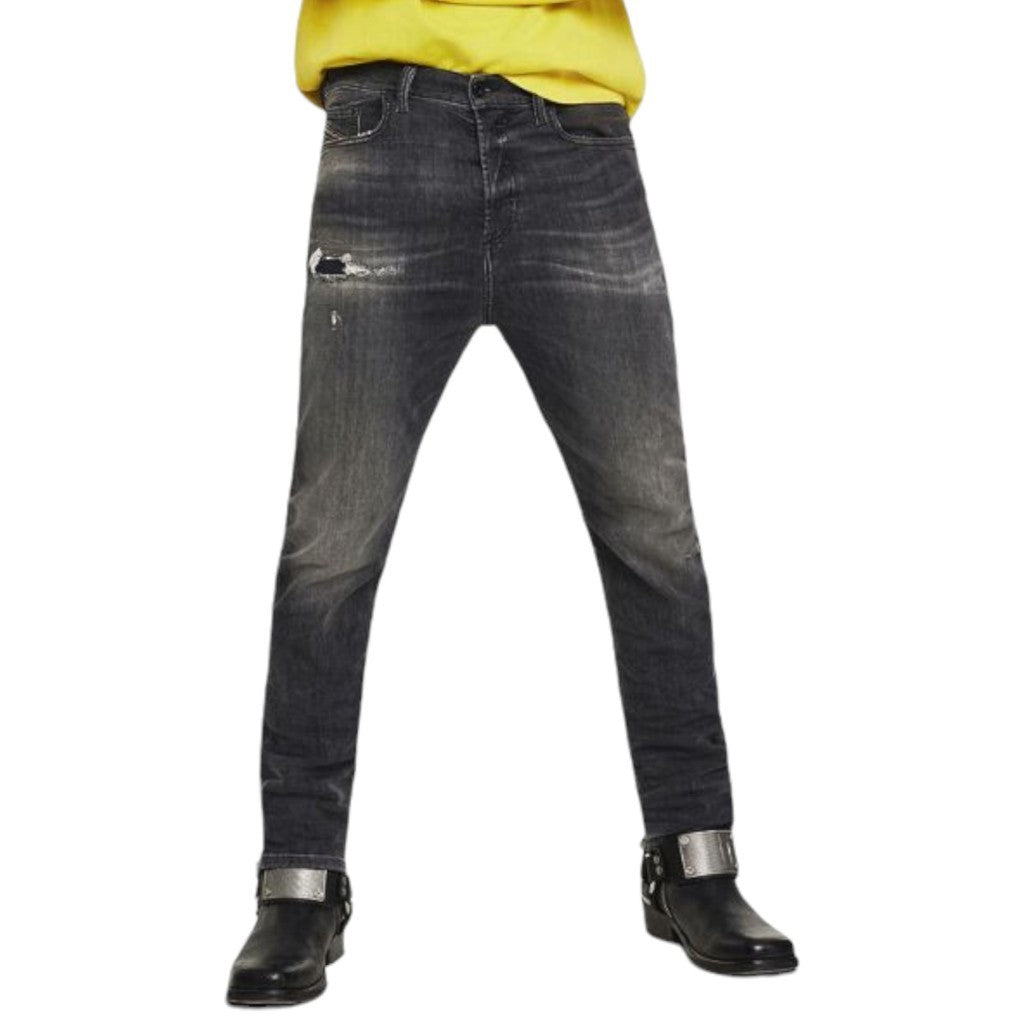 DIESEL D VIDER 069DM Mens Jeans Denim Stretch Carrot Fit Trousers Casual Pants