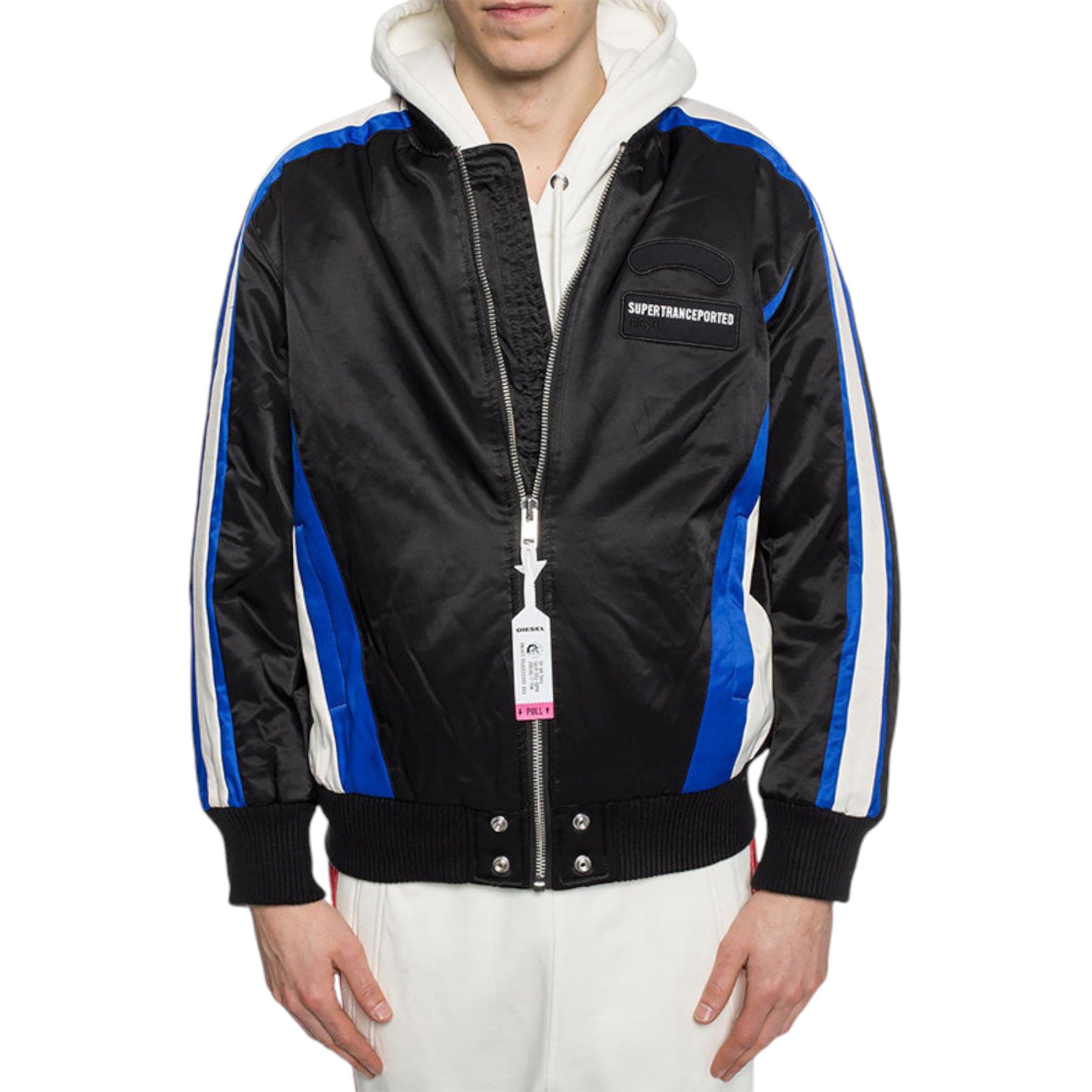 DIESEL J RYUU 0AAUI Mens Jackets Biker Bomber Coats Casual Racer Jumper