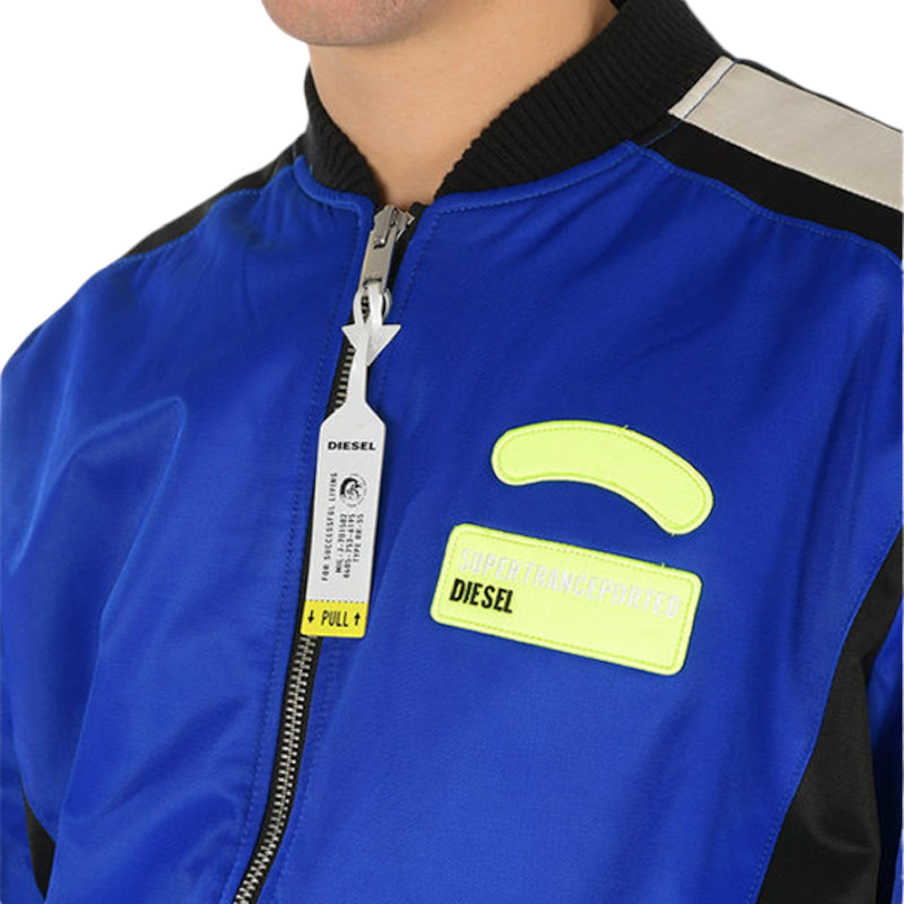 DIESEL J RYUU 0AAUI Mens Jackets Biker Bomber Coats Casual Racer Jumper