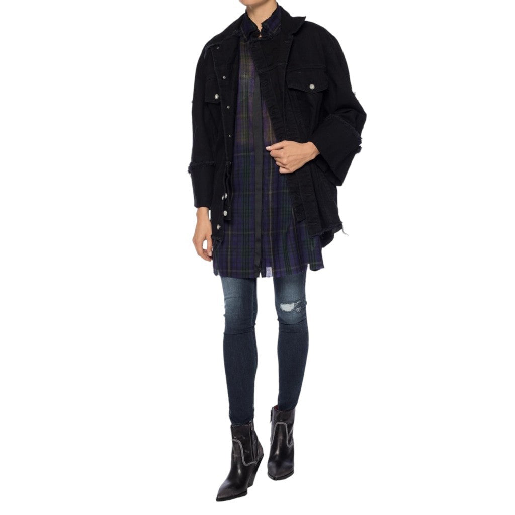 DIESEL L SPEZ A Womens Biker Jackets Stylish Leather Coats Cotton Casual Racer