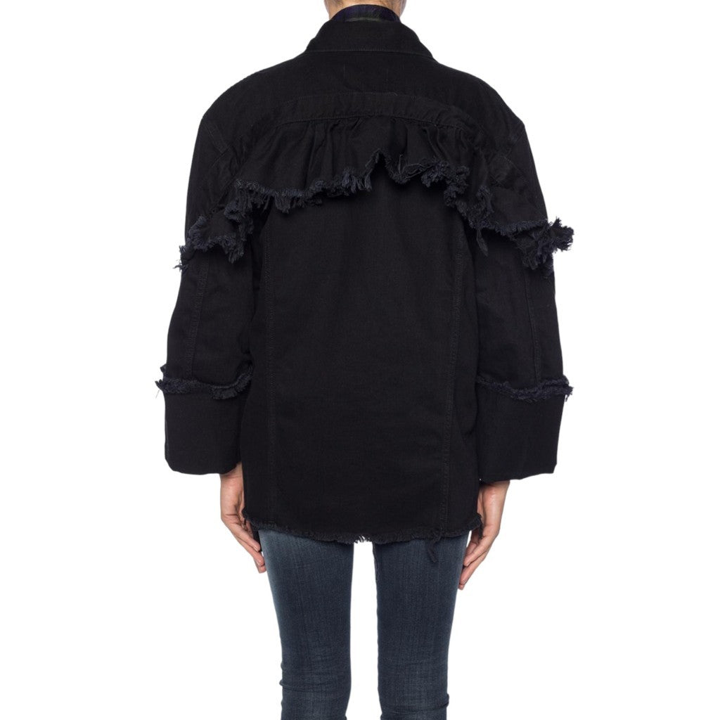 DIESEL L SPEZ A Womens Biker Jackets Stylish Leather Coats Cotton Casual Racer