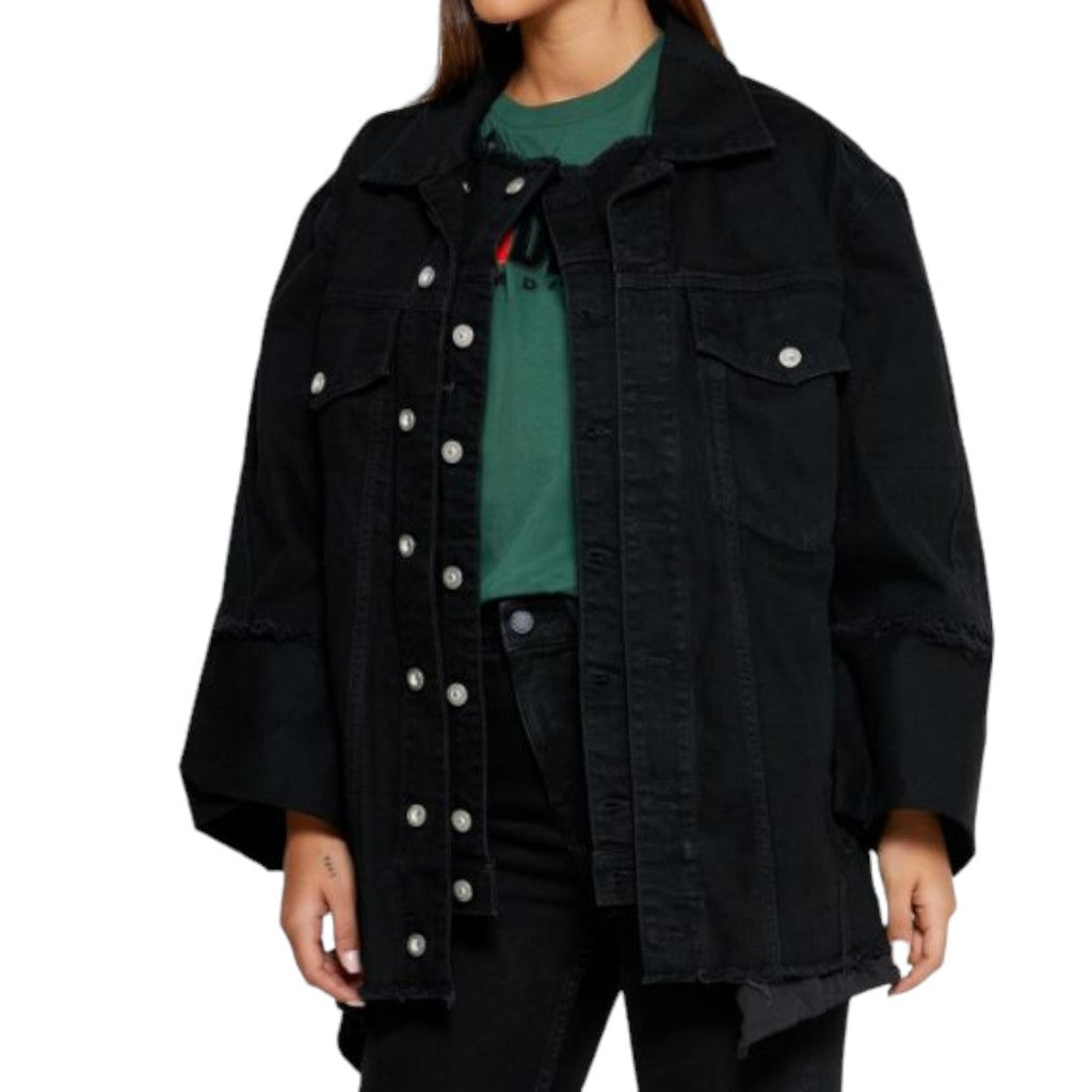 DIESEL L SPEZ A Womens Biker Jackets Stylish Leather Coats Cotton Casual Racer