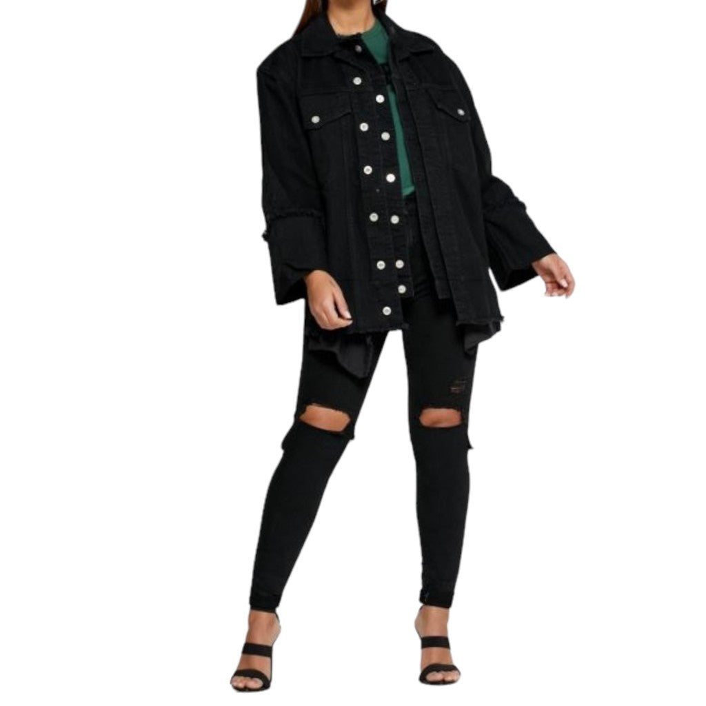 DIESEL L SPEZ A Womens Biker Jackets Stylish Leather Coats Cotton Casual Racer