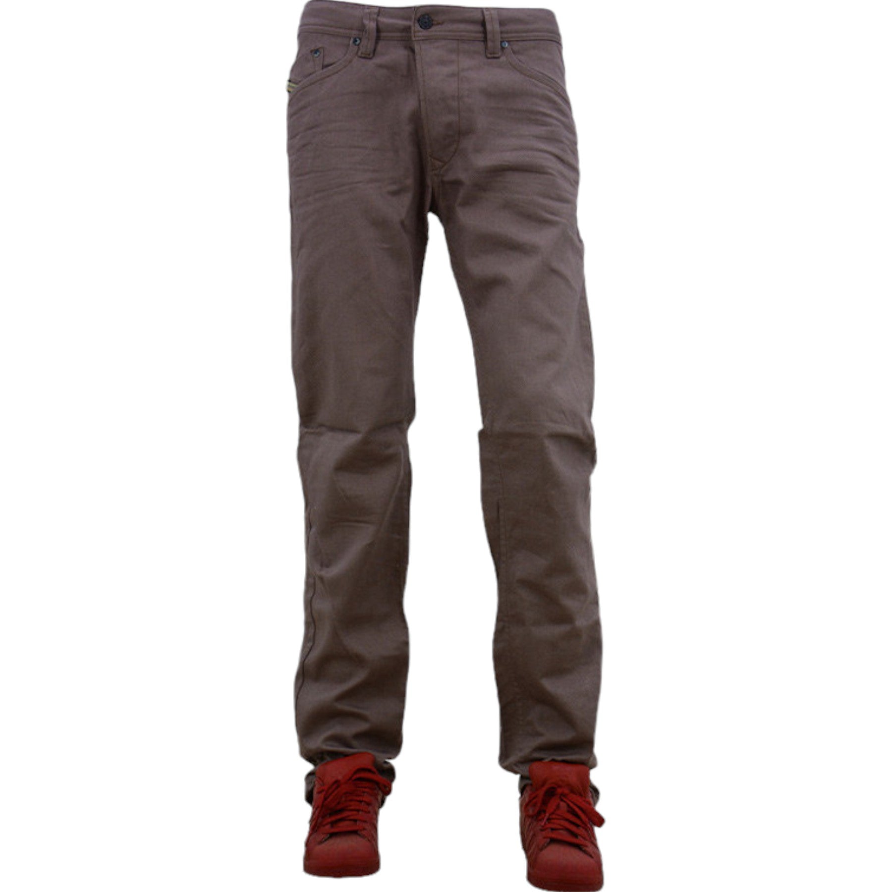 DIESEL DARRON 008QU Mens Jeans Cotton Slim Fit Tapered Leg Casual Denim Pants