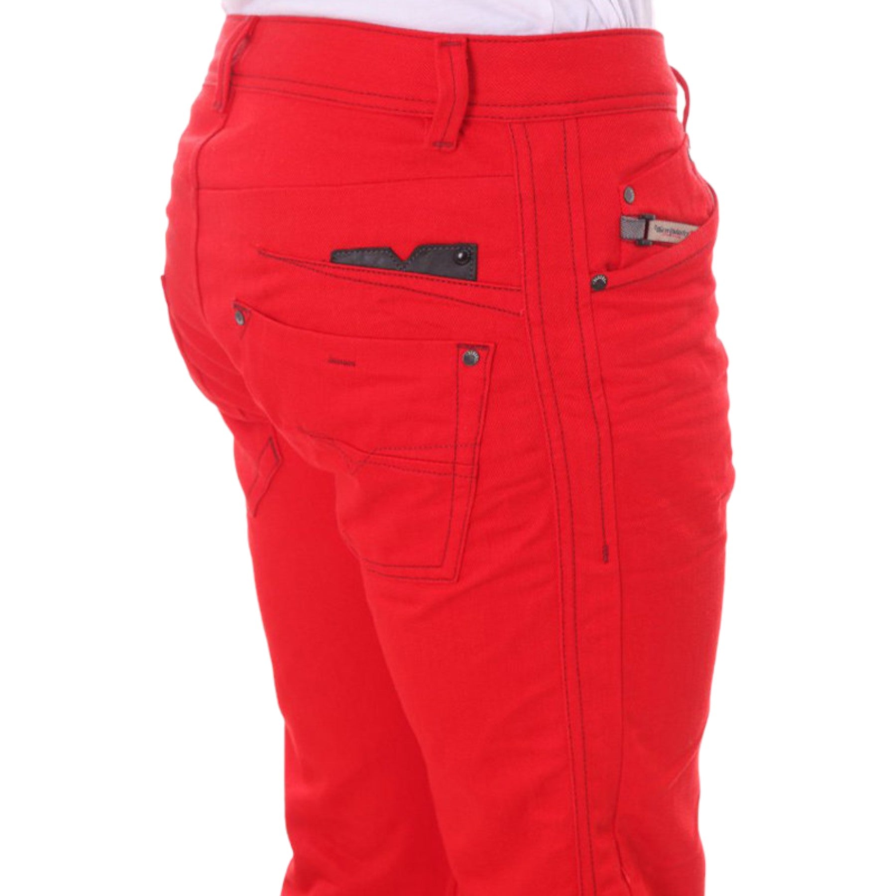 DIESEL DARRON 008QU Mens Jeans Cotton Slim Fit Tapered Leg Casual Denim Pants