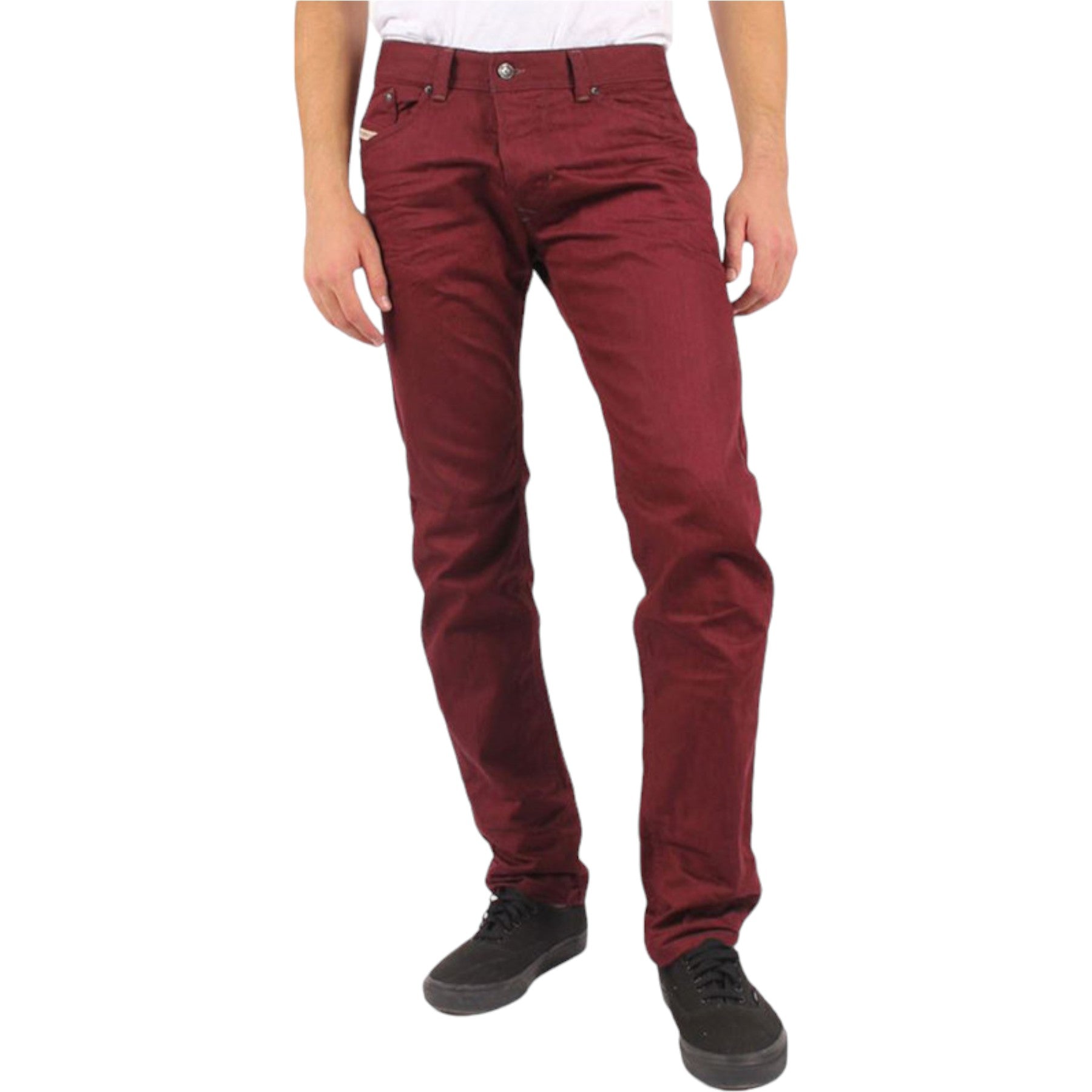DIESEL DARRON 008QU Mens Jeans Cotton Slim Fit Tapered Leg Casual Denim Pants