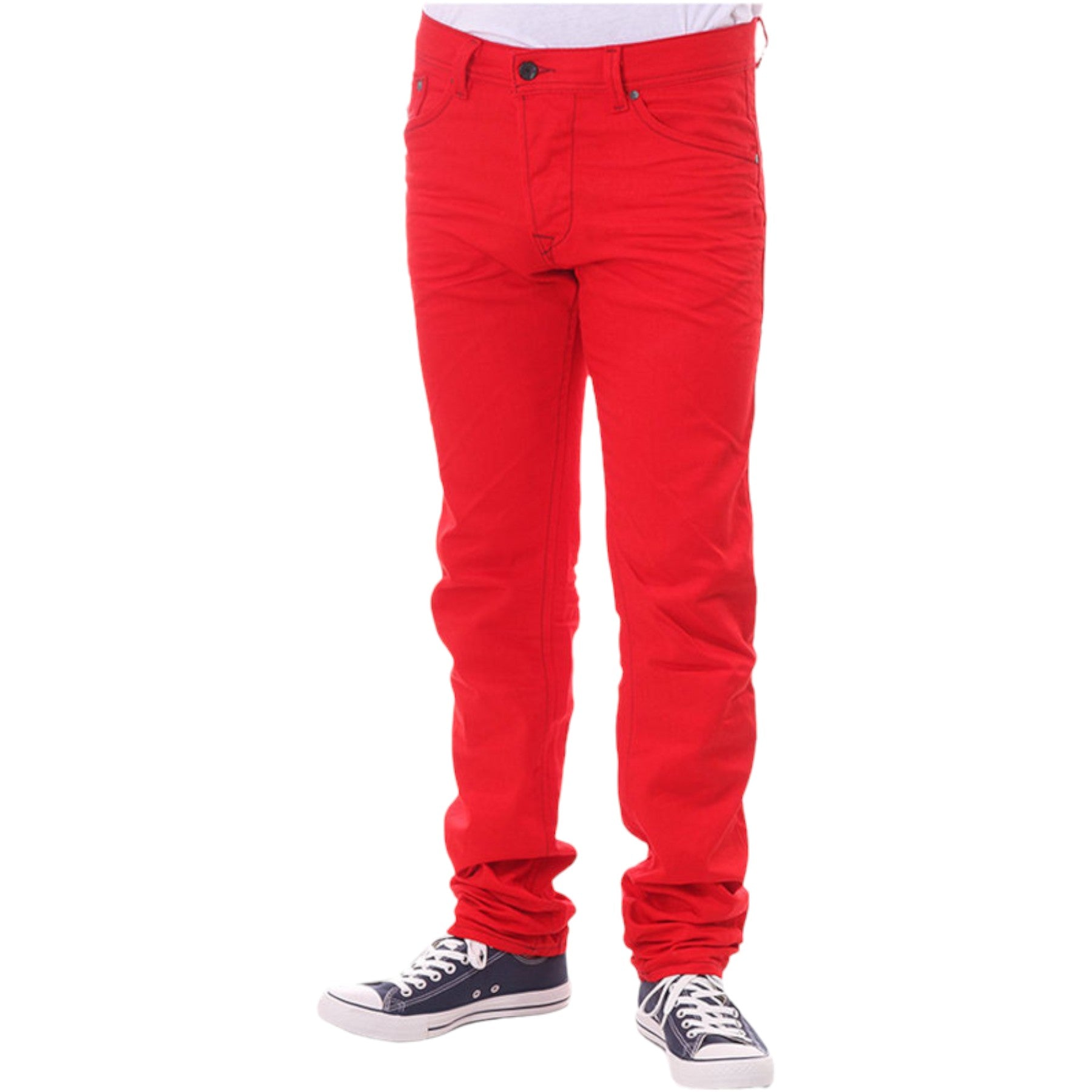 DIESEL DARRON 008QU Mens Jeans Cotton Slim Fit Tapered Leg Casual Denim Pants