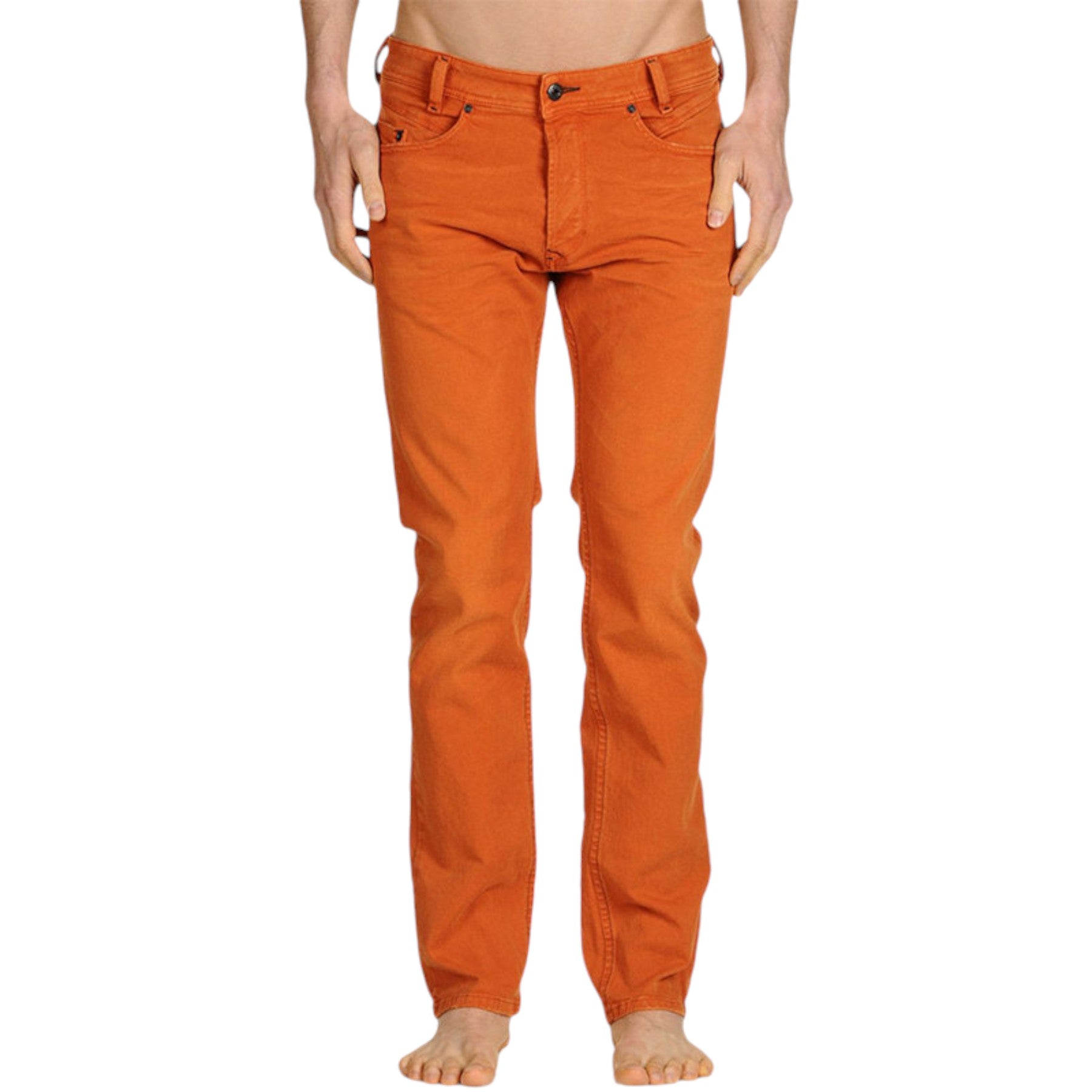 DIESEL IAKOP 0111D Mens Jeans Regular Slim Fit Cotton Stretch Casual Denim Pants