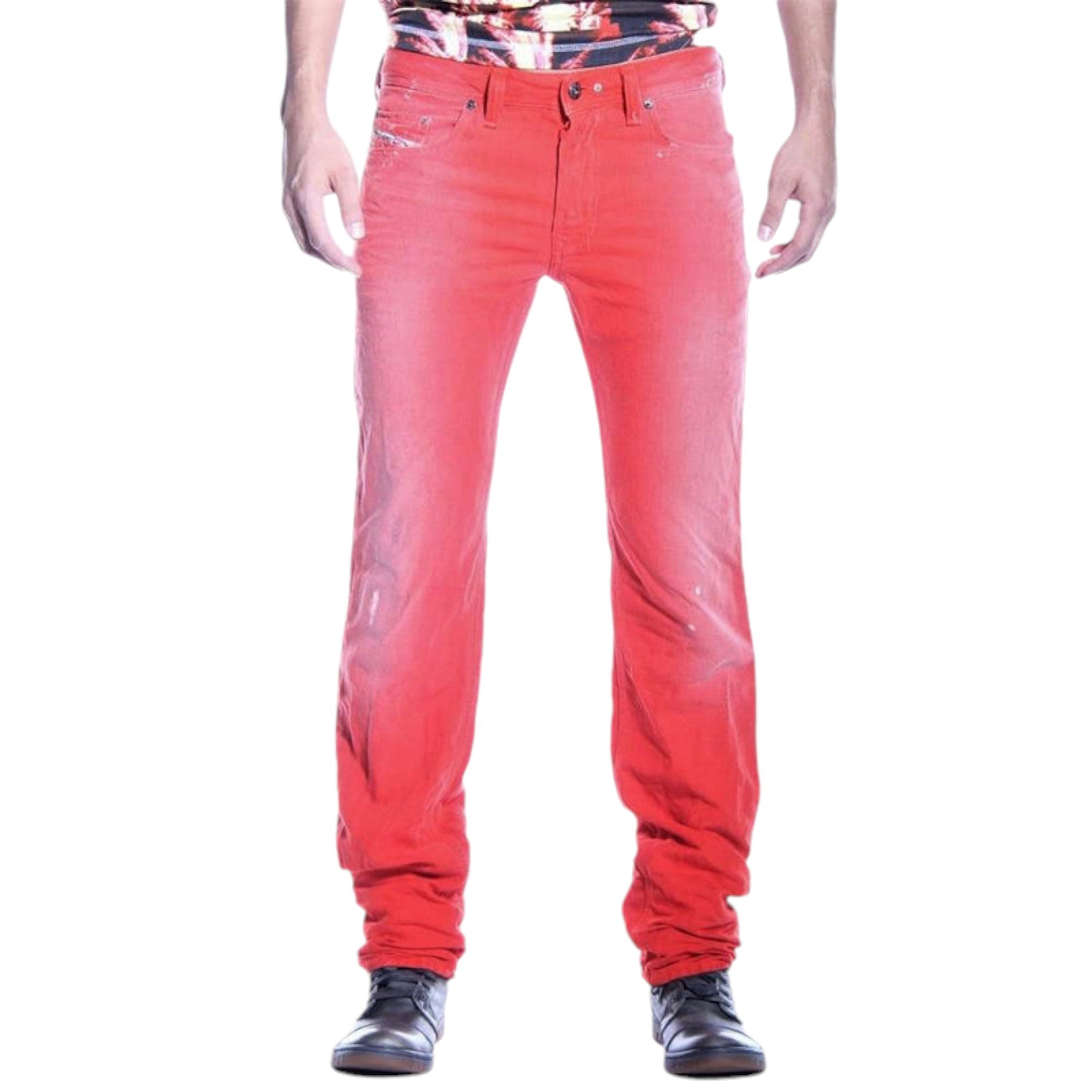 DIESEL SAFADO Mens Denim Jeans Cotton Slim Straight Fit Casual Pants Trouser