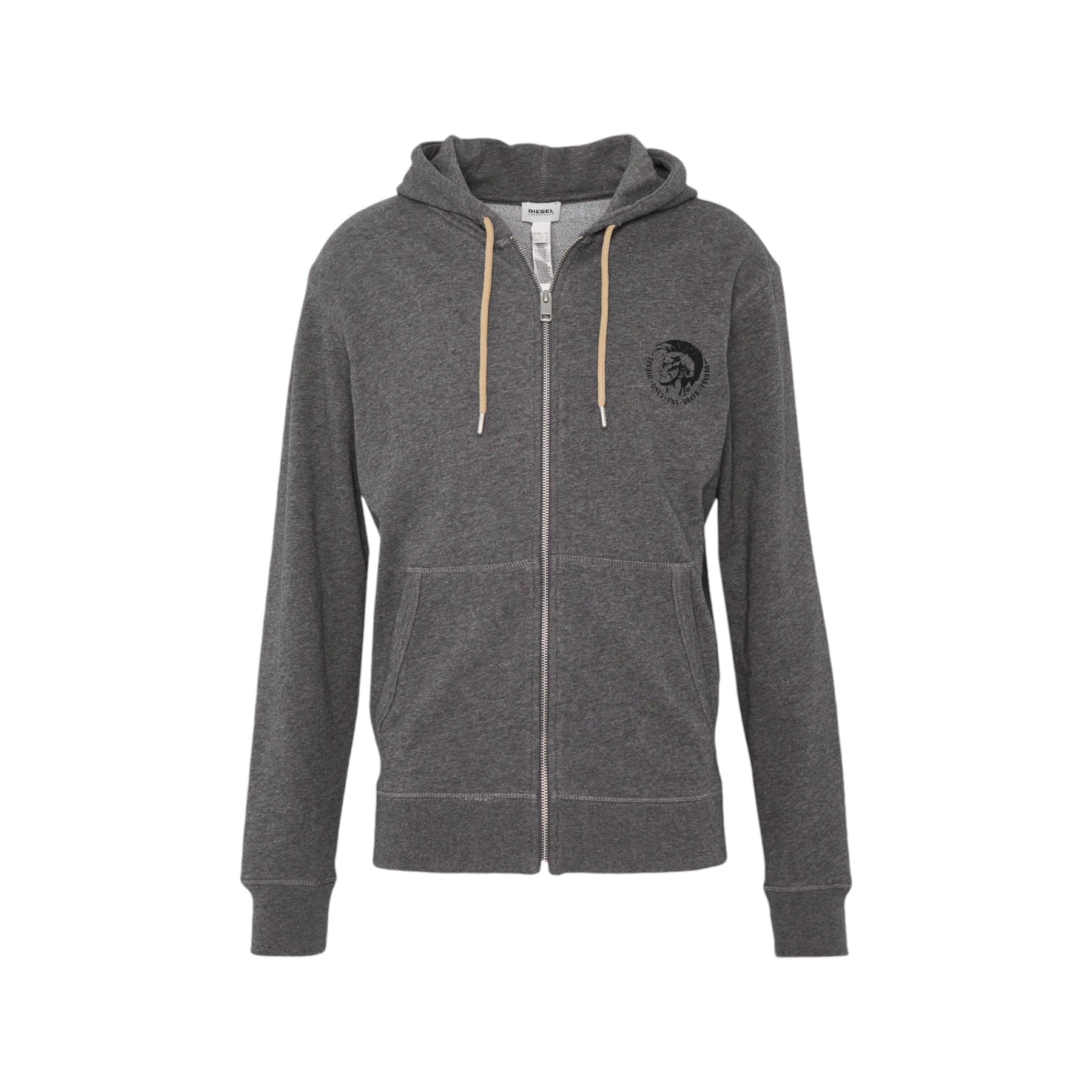 DIESEL BRANDON Mens Hoodie Mohawk Lounge wear Full Zip Casual Sweatshirts Hood