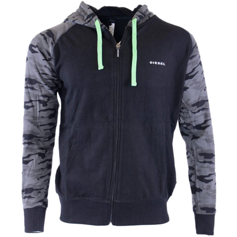 DIESEL BRIANZ Mens Hoodie Lounge wear Full Zip Casual Sweatshirts Hood Sports