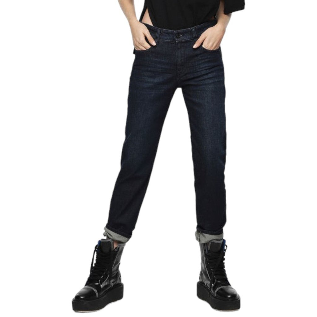 DIESEL D RIFTY 080AK Womens Jeans Denim Stretch Slim Low Waist Fit Trousers