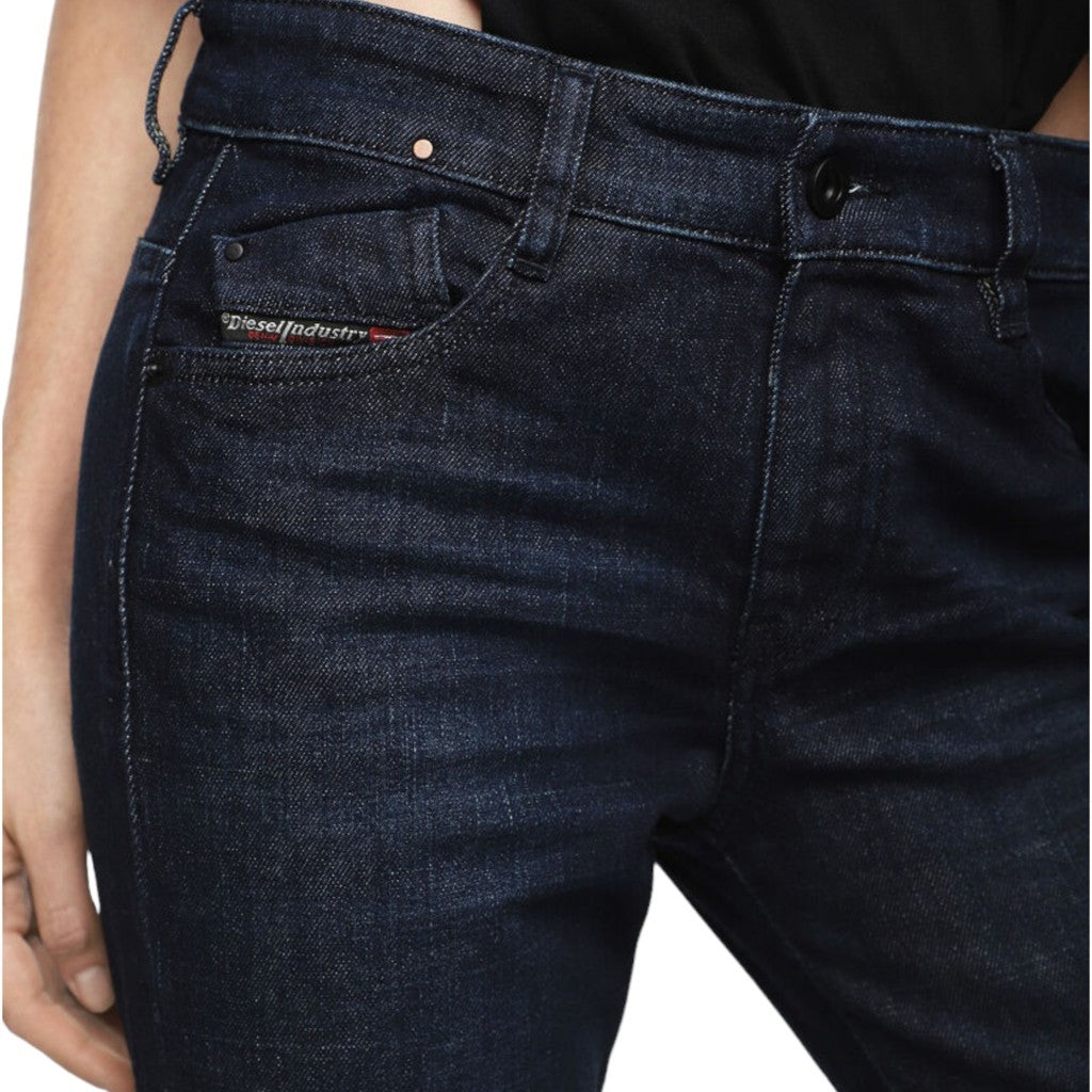 DIESEL D RIFTY 080AK Womens Jeans Denim Stretch Slim Low Waist Fit Trousers