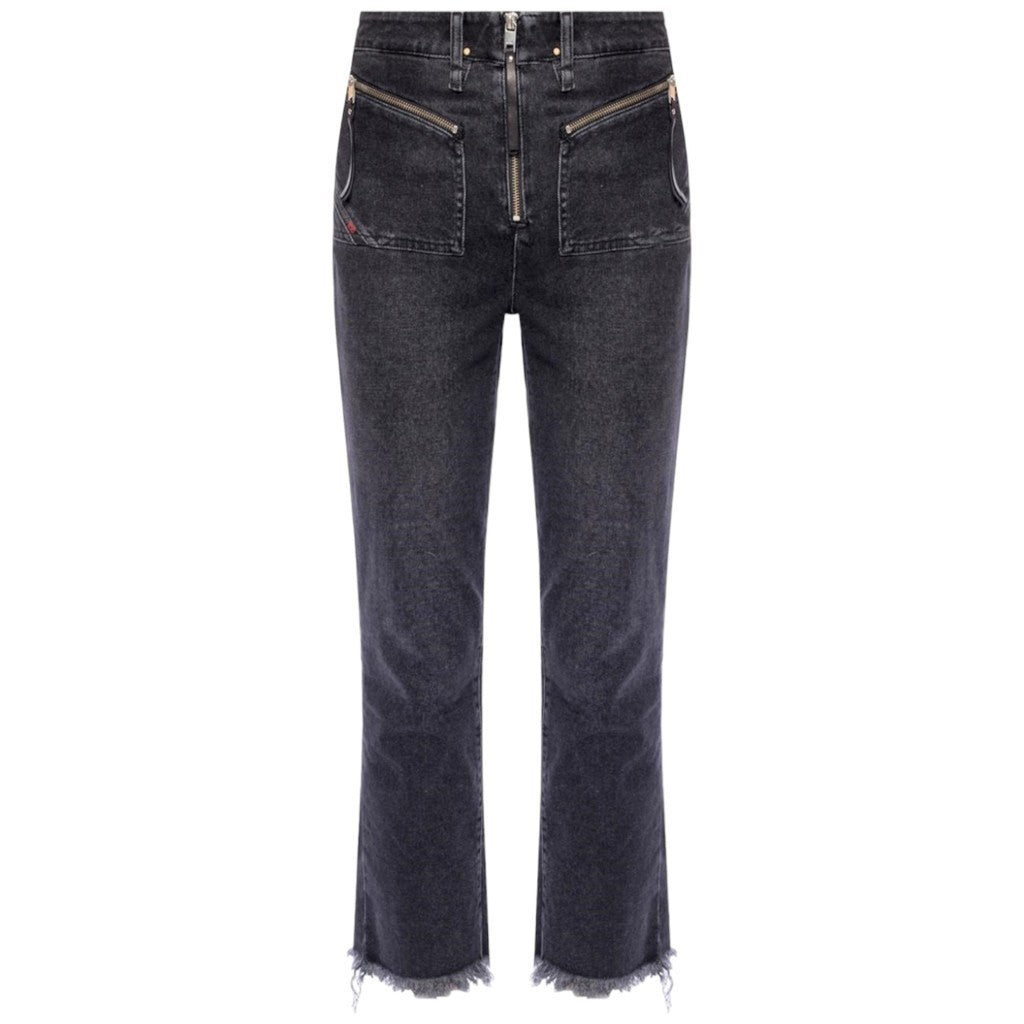 DIESEL D EARLIE 089AP Womens Jeans Denim Casual Slim High Waist Flare Style Pant