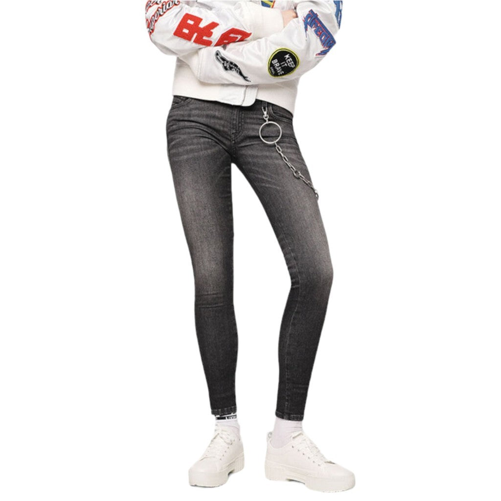 DIESEL SLANDY LOW 088AS Womens Jeans Super Slim Skinny Regular Waist Fit Trouser