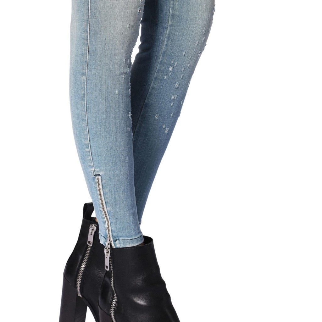 DIESEL SKINZEE LOW ZIP 084PX Womens Jeans Super Slim Skinny Low Waist Fit Pants