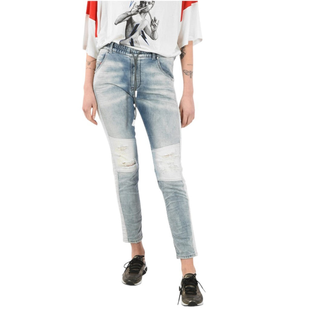 DIESEL KRAILEY SP NE 0672G Womens Jogg Jeans Regular Fit Sweat Jeans Denim Pants