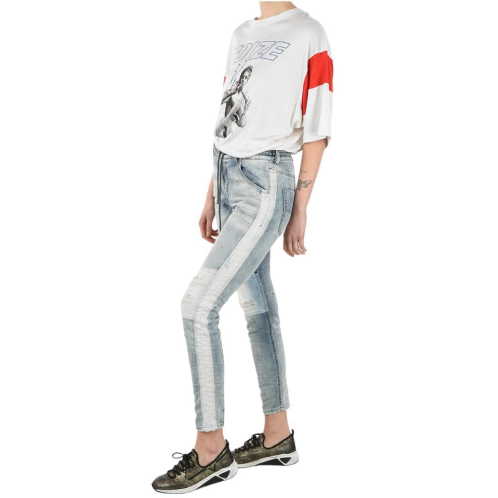 DIESEL KRAILEY SP NE 0672G Womens Jogg Jeans Regular Fit Sweat Jeans Denim Pants