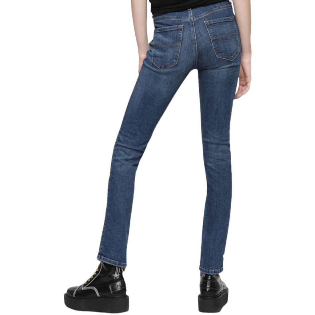 DIESEL SANDY 069AJ Womens Jeans Regular Slim Straight Regular Waist Fit Pants