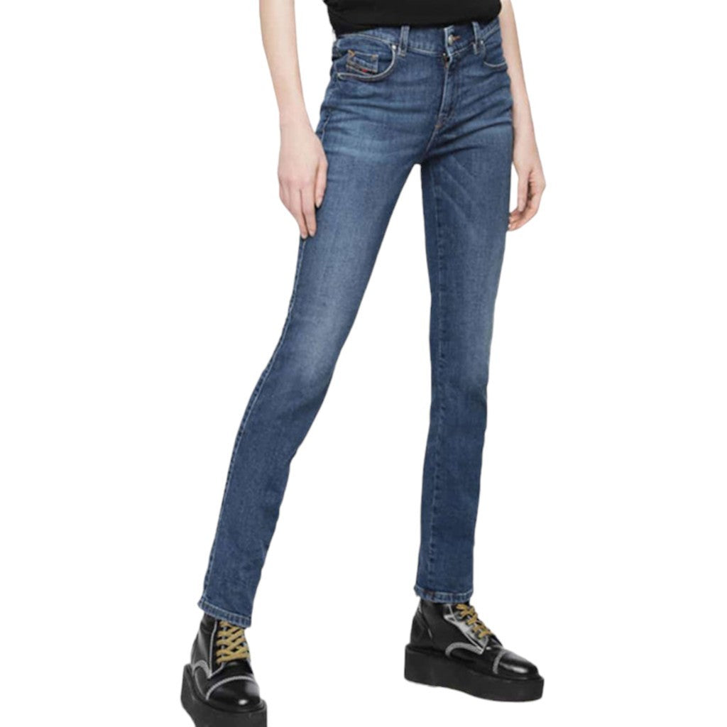 DIESEL SANDY 069AJ Womens Jeans Regular Slim Straight Regular Waist Fit Pants