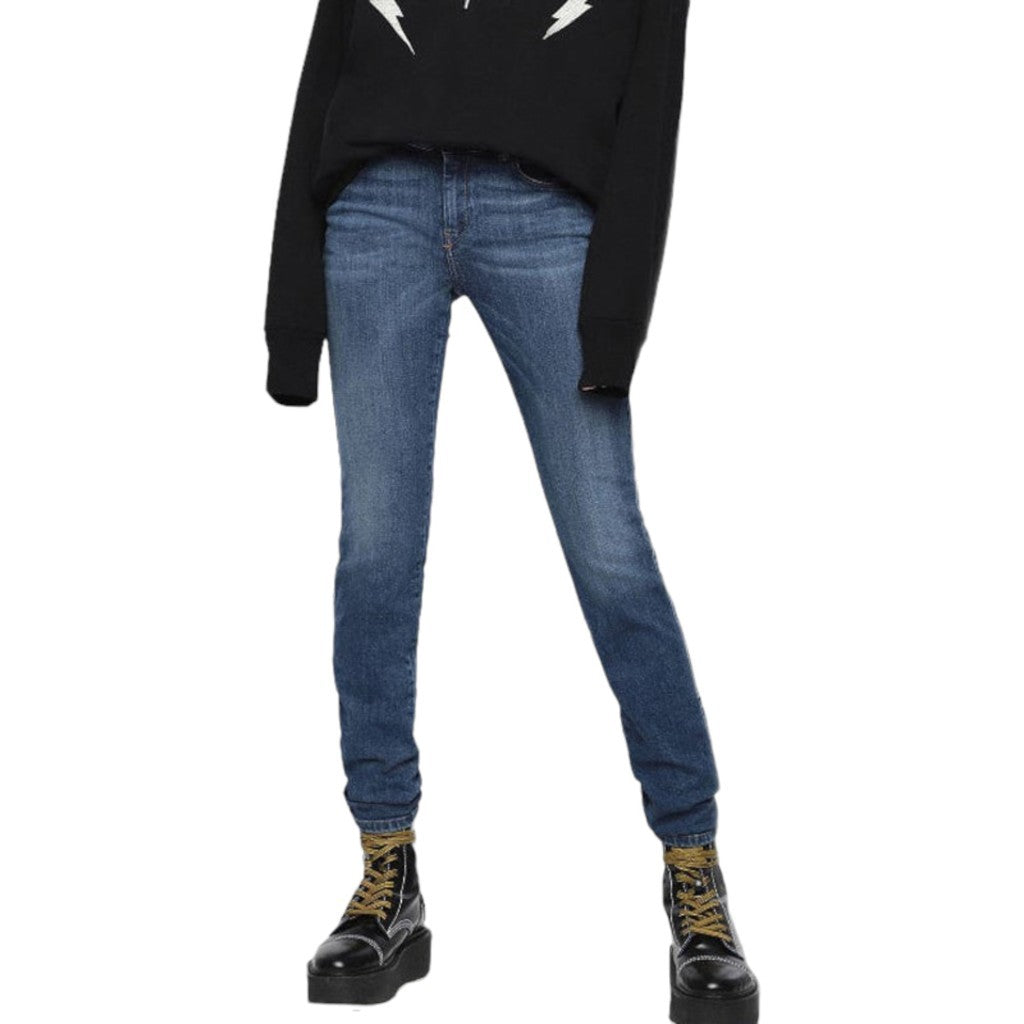 DIESEL SANDY 069AJ Womens Jeans Regular Slim Straight Regular Waist Fit Pants