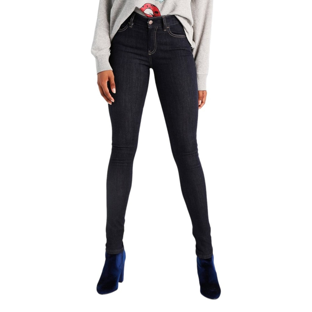 DIESEL SLANDY 0813C Womens Jeans Super Slim Skinny Regular Waist Fit Trousers