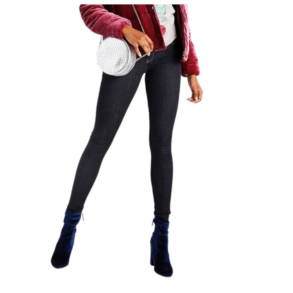 DIESEL SLANDY 0813C Womens Jeans Super Slim Skinny Regular Waist Fit Trousers