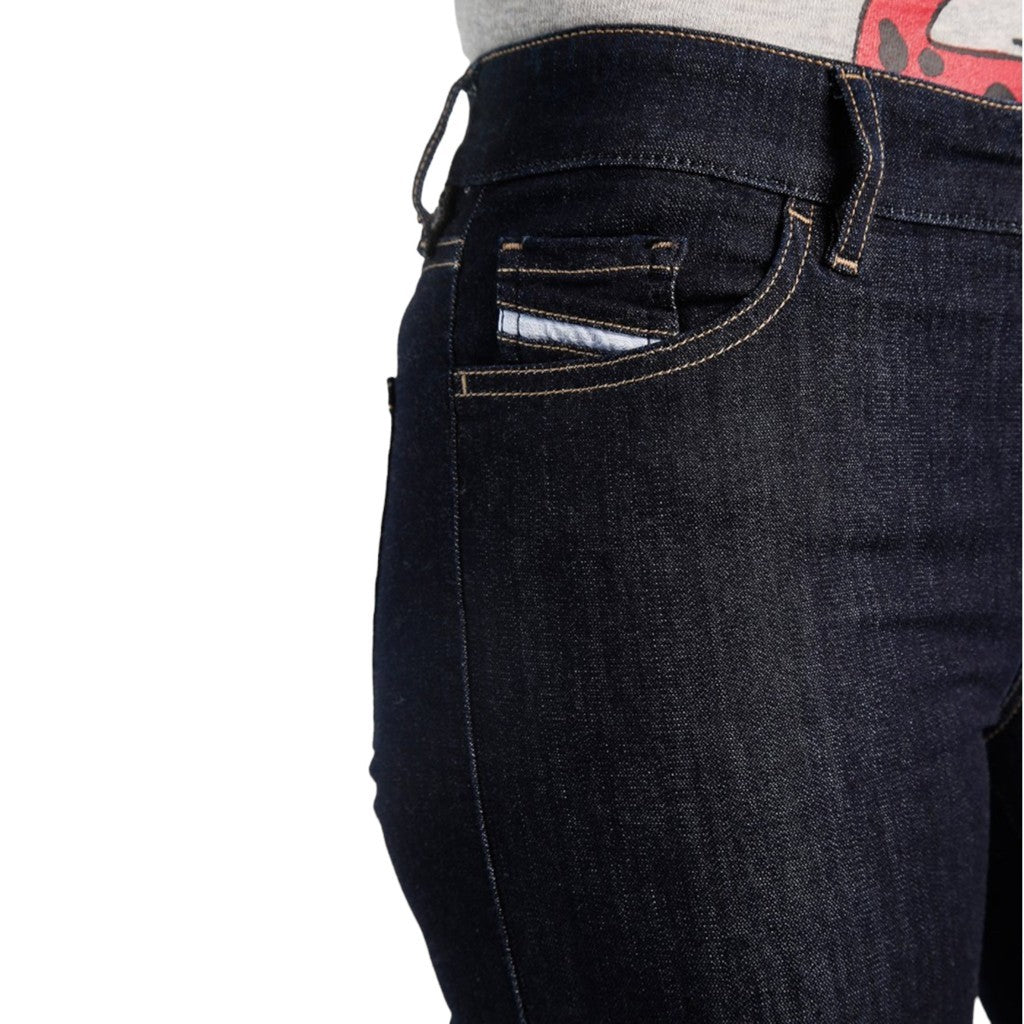 DIESEL SLANDY 0813C Womens Jeans Super Slim Skinny Regular Waist Fit Trousers