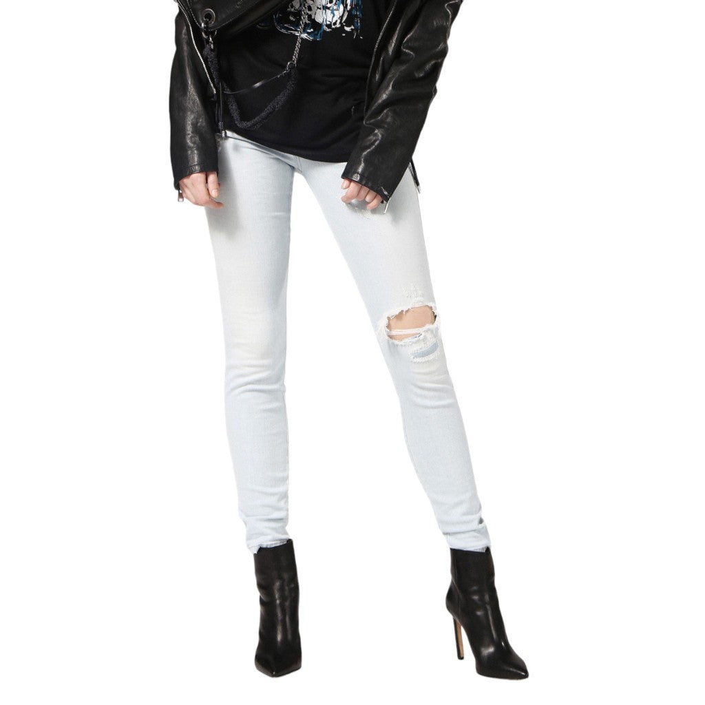 DIESEL GRACEY 0689L Womens Jeans Super Slim Skinny Low Waist Fit Pants