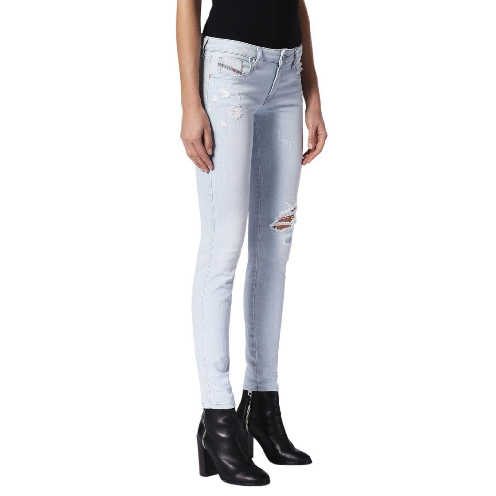 DIESEL GRACEY 0689L Womens Jeans Super Slim Skinny Low Waist Fit Pants