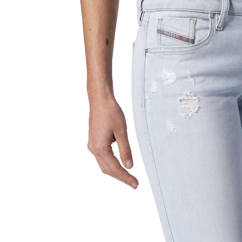 DIESEL GRACEY 0689L Womens Jeans Super Slim Skinny Low Waist Fit Pants