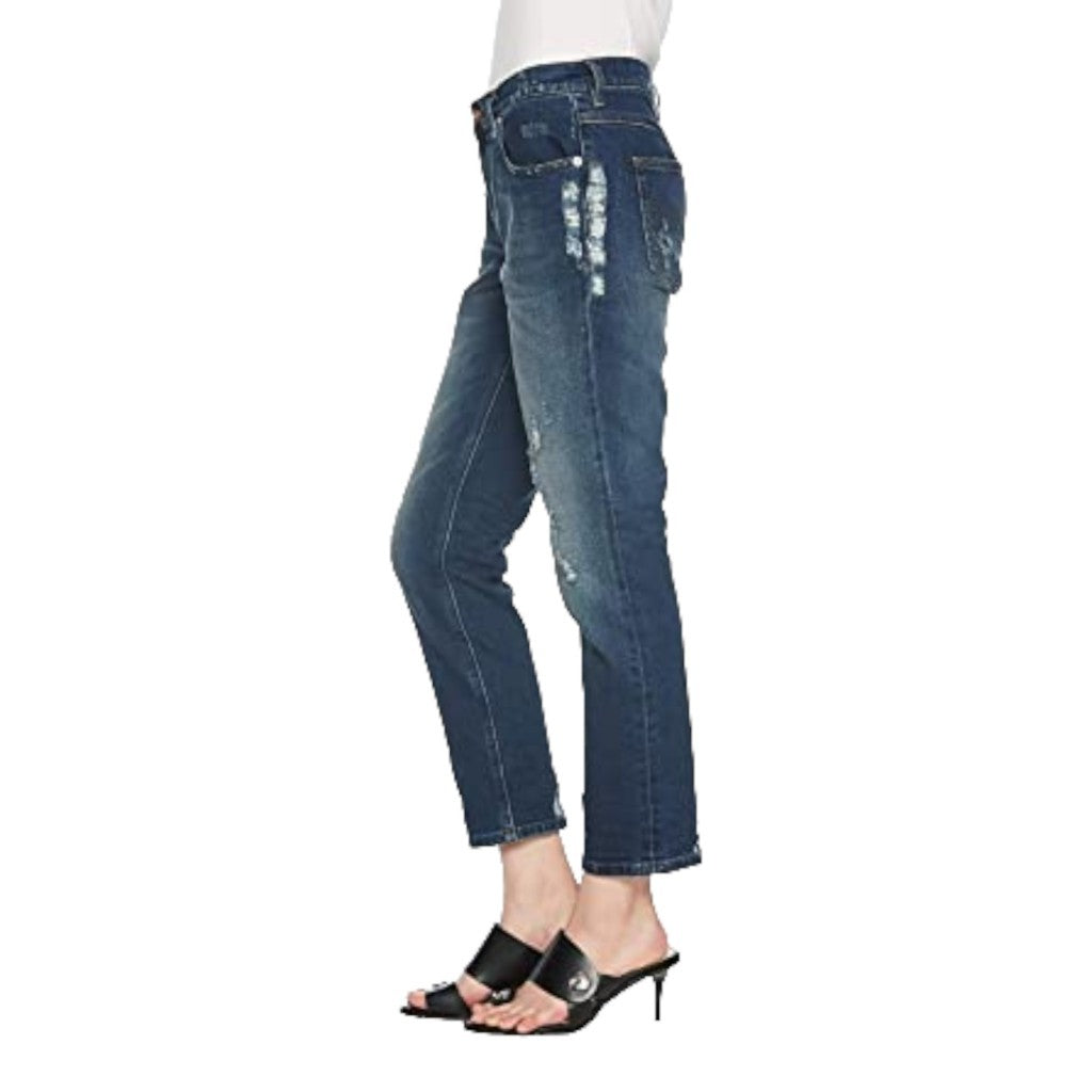 DIESEL BELTHY ANKLE 084YY Womens Jeans Regular Slim Straight Low Waist Fit Pants