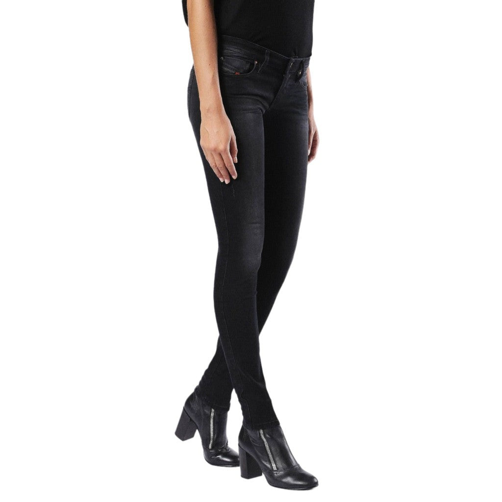 DIESEL SKINZEE LOW 0677G Womens Jeans Super Slim Skinny Low Waist Fit Pants