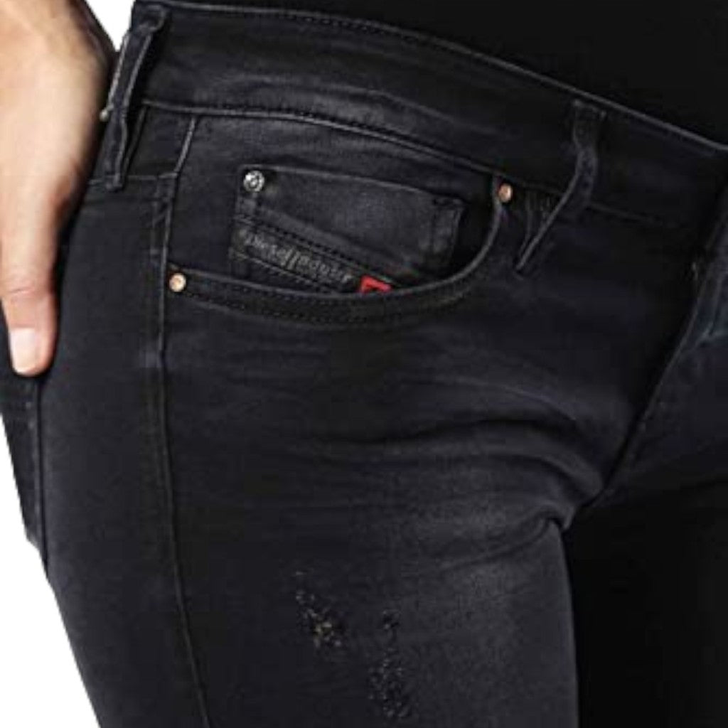 DIESEL SKINZEE LOW 0677G Womens Jeans Super Slim Skinny Low Waist Fit Pants