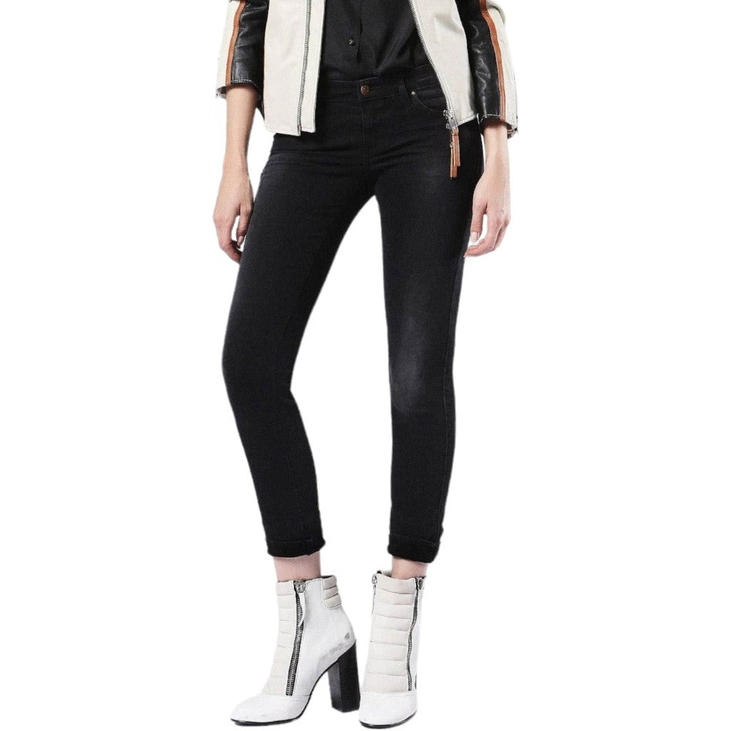 DIESEL SKINZEE LOW 0677G Womens Jeans Super Slim Skinny Low Waist Fit Pants