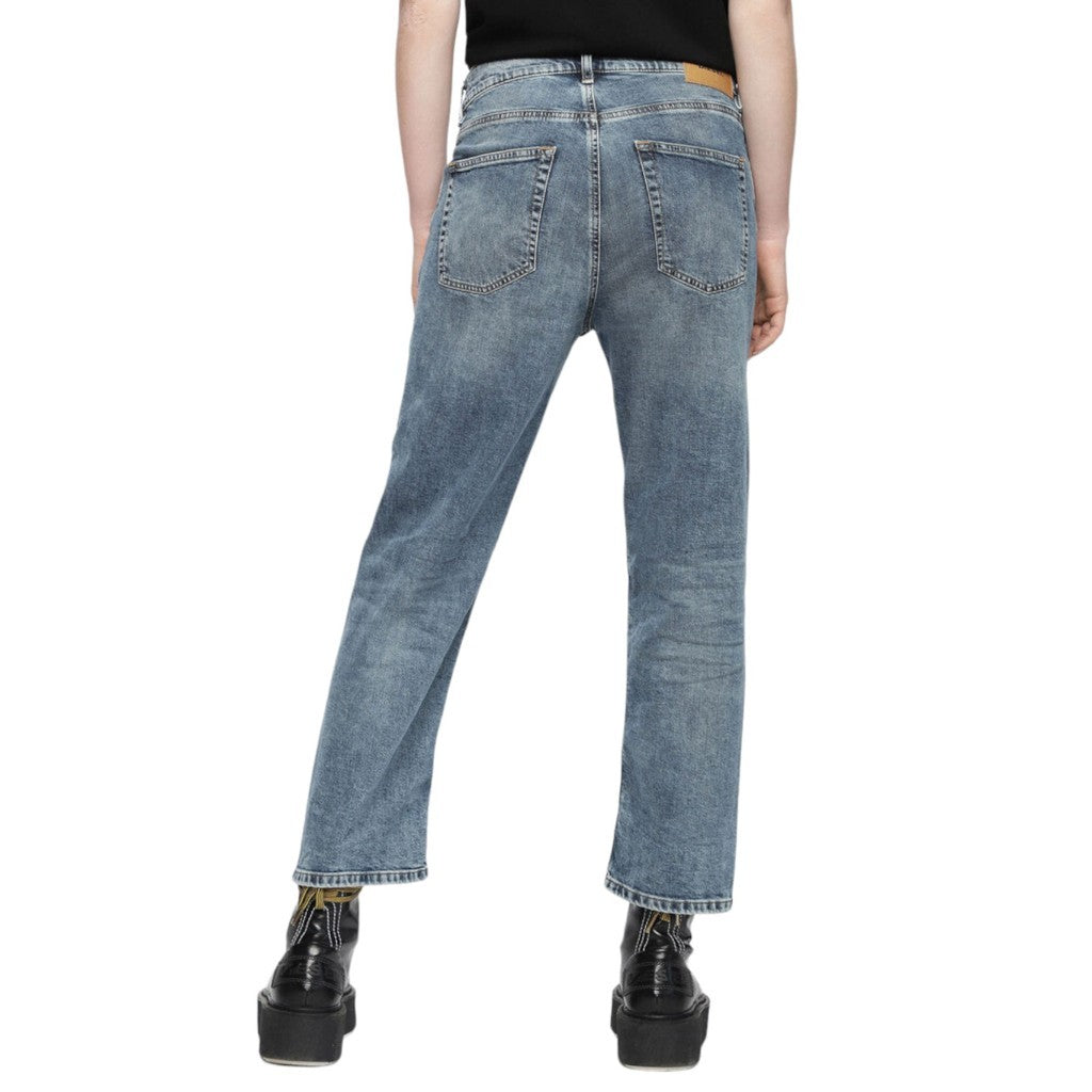 DIESEL ARYEL 084UX Womens Jeans Denim Regular Straight Regular Waist Fit Pants