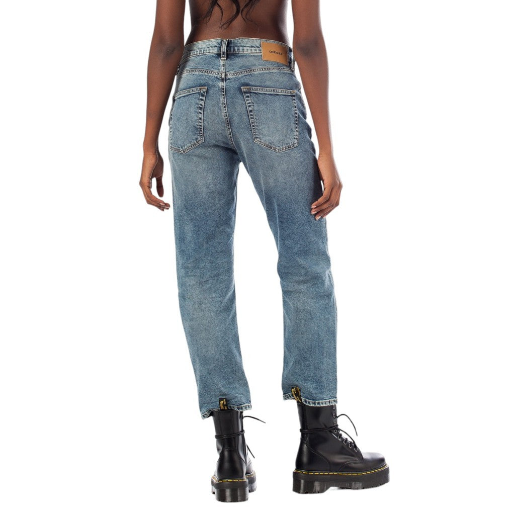 DIESEL ARYEL 084UX Womens Jeans Denim Regular Straight Regular Waist Fit Pants