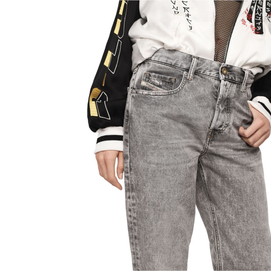 DIESEL ARYEL 8880X Womens Jeans Denim Regular Straight Regular Waist Fit Pants