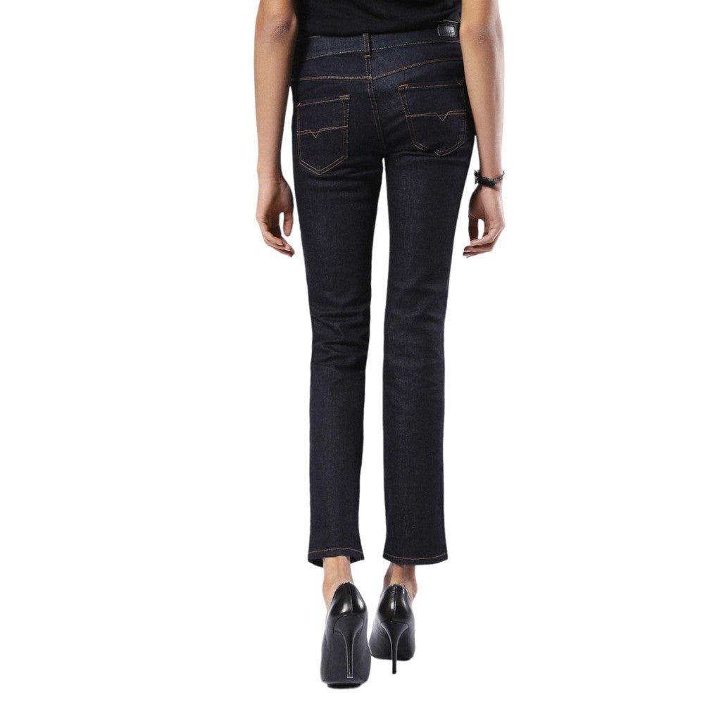 DIESEL SANDY 0665W Womens Jeans Regular Slim Straight Regular Waist Fit Pants